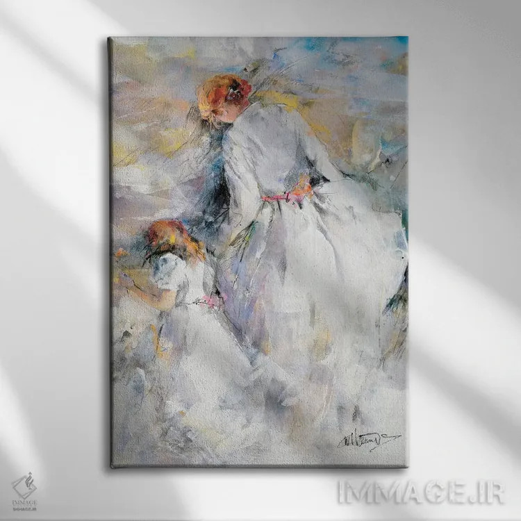 تابلو دکوراتیو دختر من اثر ویلم هنراتس - نمای روبهرو روی دیوار