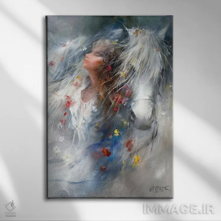 تابلو دکوراتیو اندیشه ها اثر ویلم هنراتس - نمای روبهرو روی دیوار