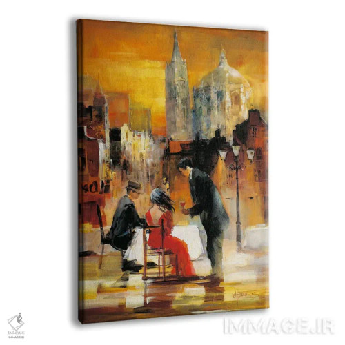 تابلو دکوراتیو رمانس ۲ اثر ویلم هنراتس - نمای پرسپکتیو محصول