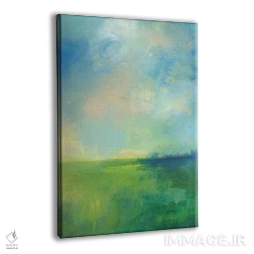 تابلو انتزاعی مزارع تازه اثر هایدی کلاوسون - نمای پرسپکتیو محصول