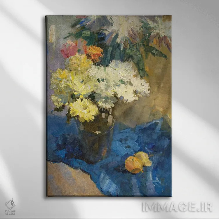 تابلو دکوراتیو داوودی II اثر کنتس آرت - نمای روبهرو روی دیوار