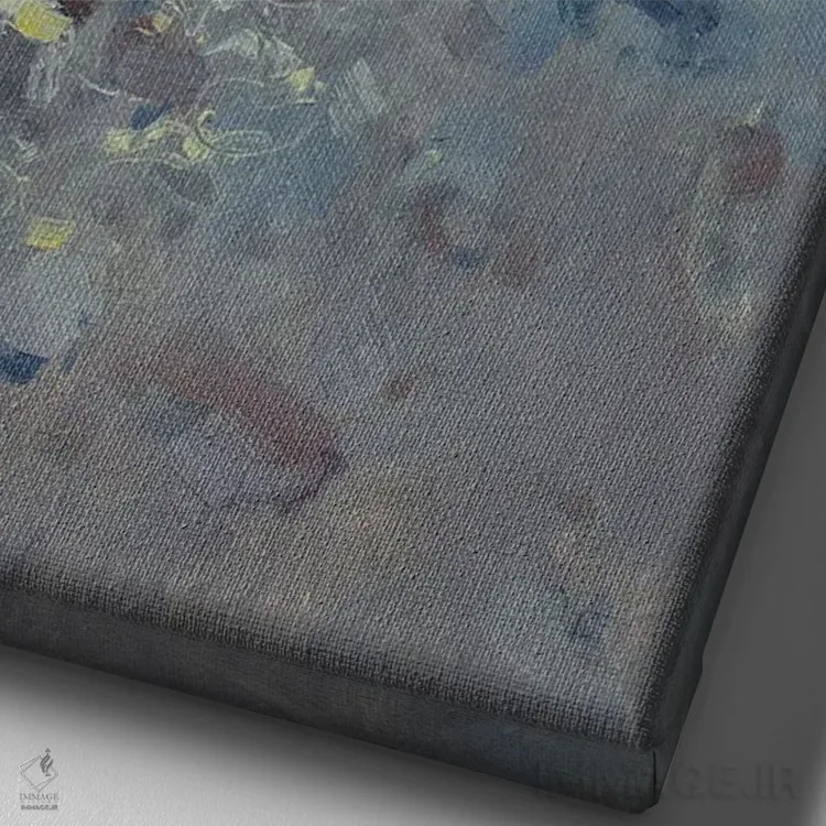 تابلو دکوراتیو بازتاب های آفتاب در سمییز II اثر کنتس آرت - نمای نزدیک بافت بوم