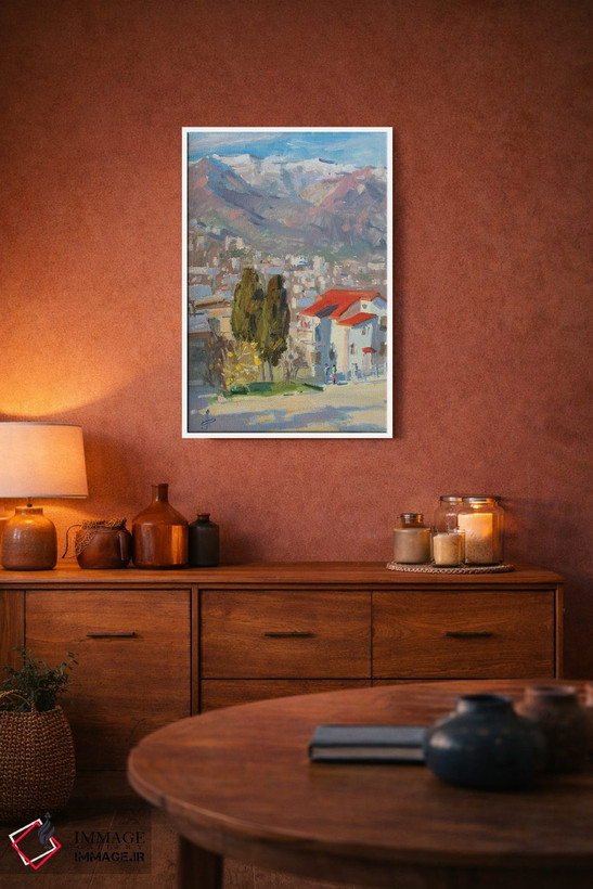 تابلو دکوراتیو یالتا در زمستان اثر کنتس آرت - D2W