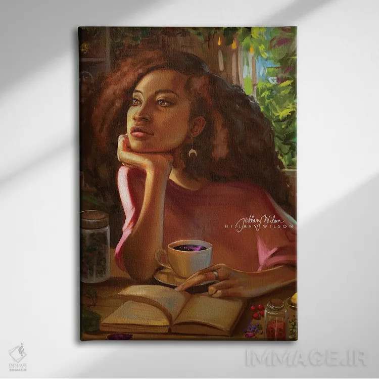 تابلو دکوراتیو خیال پردازی جادویی اثر هیلاری دی ویلسون - نمای روبهرو روی دیوار