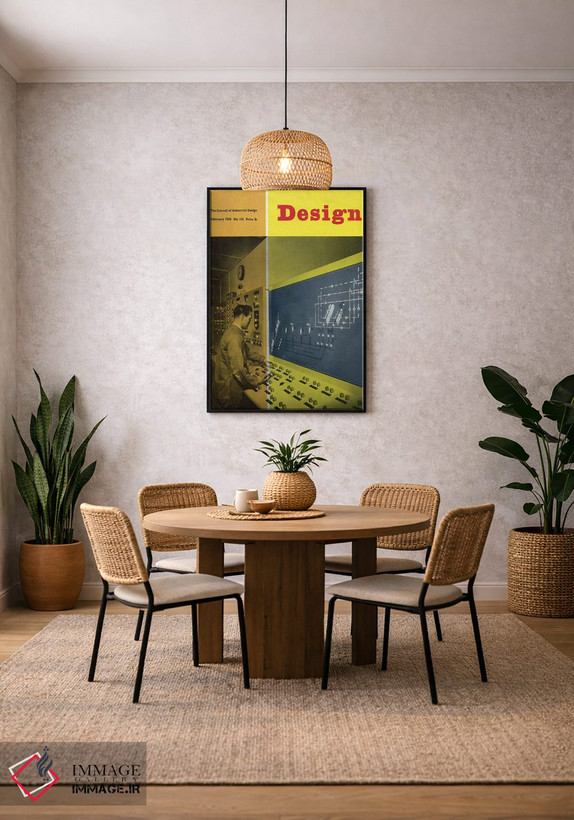 تابلو دکوراتیو فوریه ۱۹۵۸ اثر همینگوی دیزاین - D6B