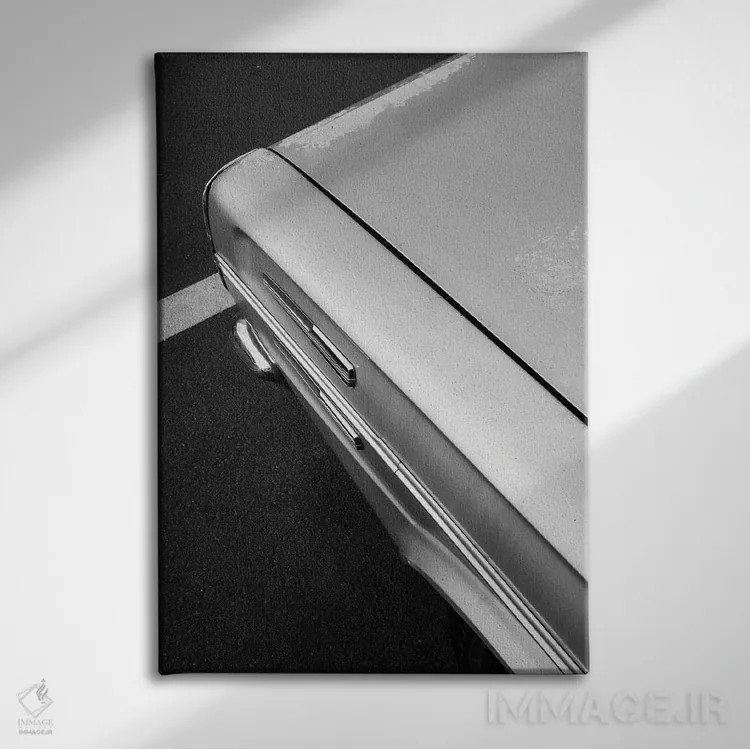 تابلو دکوراتیو افزوده انتزاعی اثر سباستین هیلگتاگ - نمای روبهرو روی دیوار