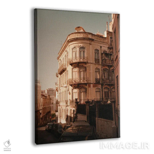 تابلو دکوراتیو درخشش جادویی خیابان اثر سباستین هیلگتاگ - نمای پرسپکتیو محصول