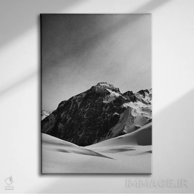 تابلو دکوراتیو کوهستان ها ۳ اثر سباستین هیلگتاگ - نمای روبهرو روی دیوار