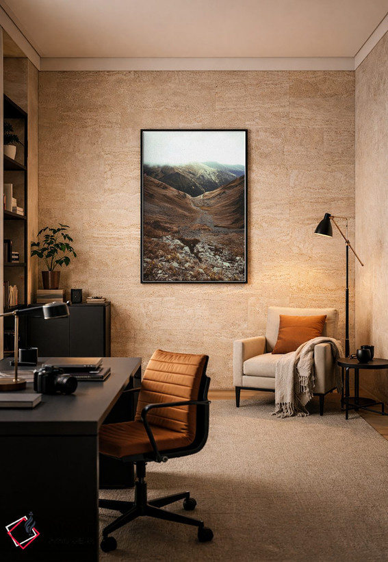تابلو دکوراتیو کوهستان ها ۹ اثر سباستین هیلگتاگ - D6B