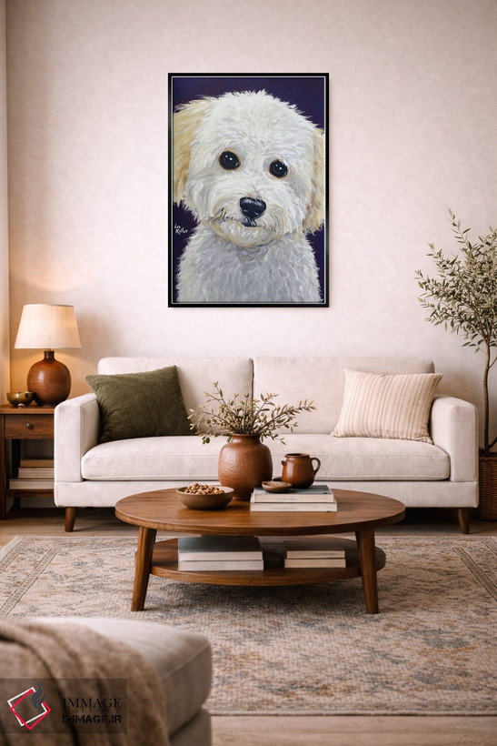 تابلو دکوراتیو فلفل گلدن دودل کوچک اثر هیپی هاوند استودیوز - D5B