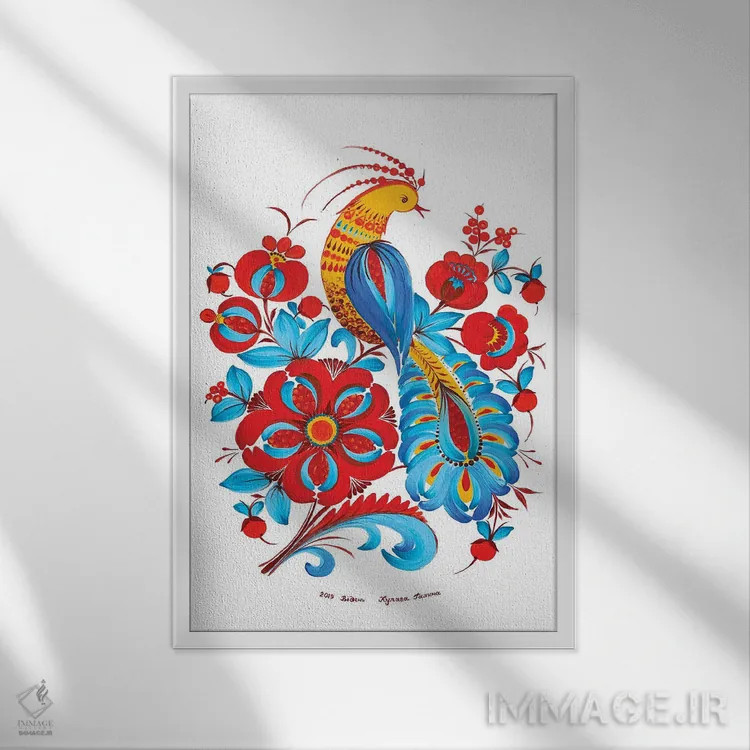 تابلو دکوراتیو به خودم افتخار می کنم اثر هالینا کولگا - نمای قابدار سفید