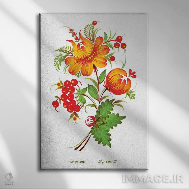 تابلو دکوراتیو روشنی آسمان اثر هالینا کولگا - نمای روبهرو روی دیوار