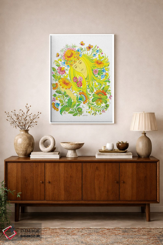 تابلو دکوراتیو نامش بهار است اثر هالینا کولگا - D1W