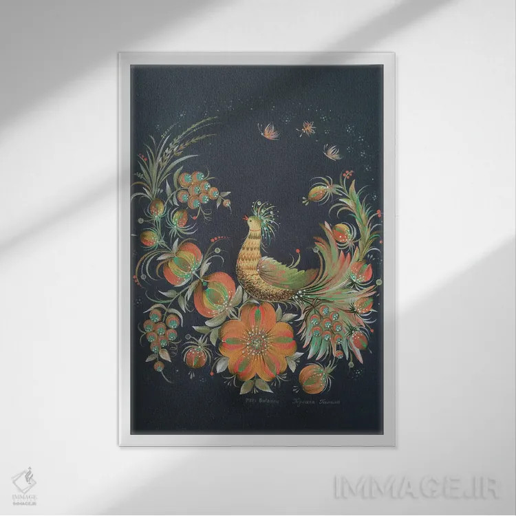 تابلو دکوراتیو امید در شب تاریک اثر هالینا کولگا - نمای قابدار سفید