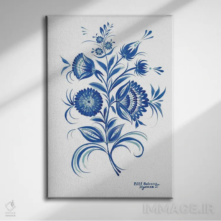 تابلو دکوراتیو داستان زمستانی اثر هالینا کولگا - نمای روبهرو روی دیوار