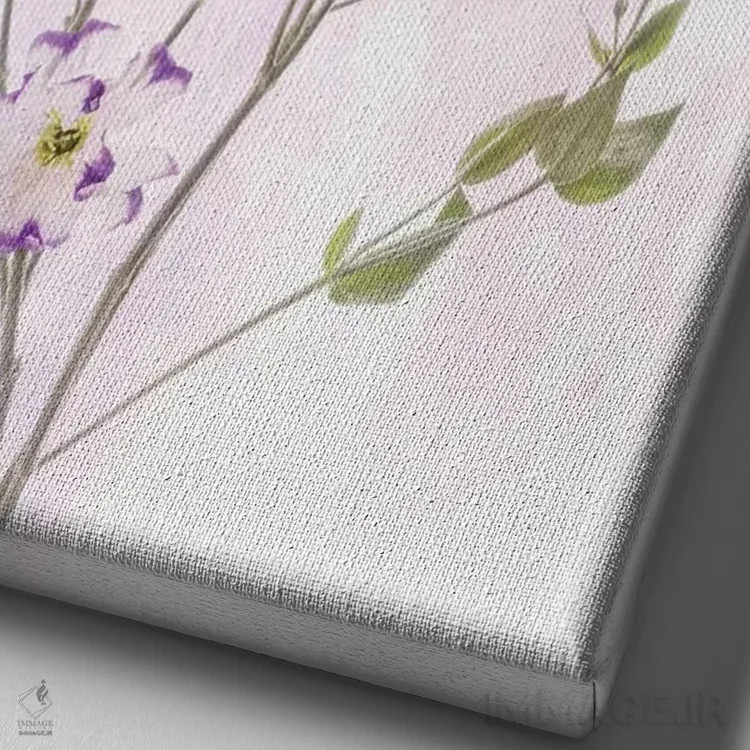 تابلو دکوراتیو Maryland, Bethesda, Purple and White, Digitally Altered,آمری… اثر هولیس لونی - نمای نزدیک بافت بوم