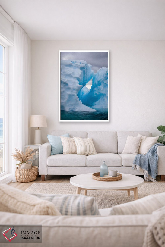 تابلو دکوراتیو Lemaire Channel, iceberg in the Lemaire Channel,جنوبگان، کان… اثر هولیس لونی - D1W