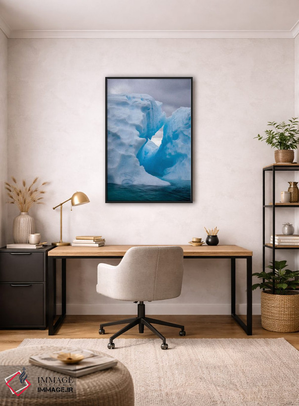 تابلو دکوراتیو Lemaire Channel, iceberg in the Lemaire Channel,جنوبگان، کان… اثر هولیس لونی - D4B