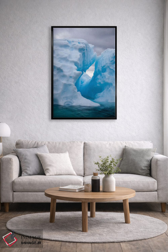 تابلو دکوراتیو Lemaire Channel, iceberg in the Lemaire Channel,جنوبگان، کان… اثر هولیس لونی - D5B