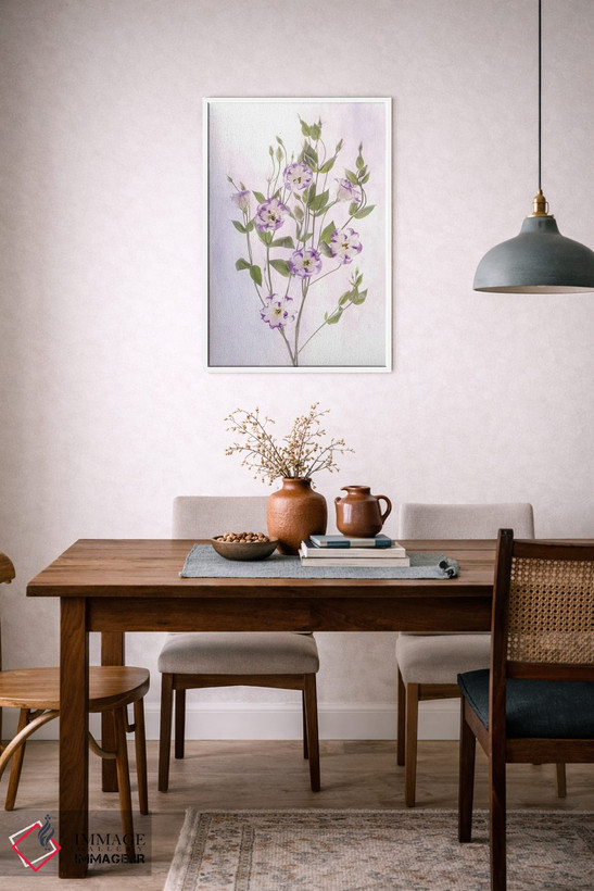 تابلو دکوراتیو Maryland, Bethesda, Purple and White, Digitally Altered,آمری… اثر هولیس لونی - D5W