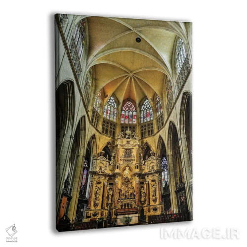 تابلو دکوراتیو Toulouse. Cathedral of St. Etienne interior.,فرانسه، تولوز… اثر هولیس لونی - نمای پرسپکتیو محصول