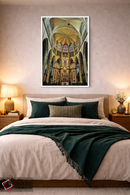 تابلو دکوراتیو Toulouse. Cathedral of St. Etienne interior.,فرانسه، تولوز… اثر هولیس لونی - D2W