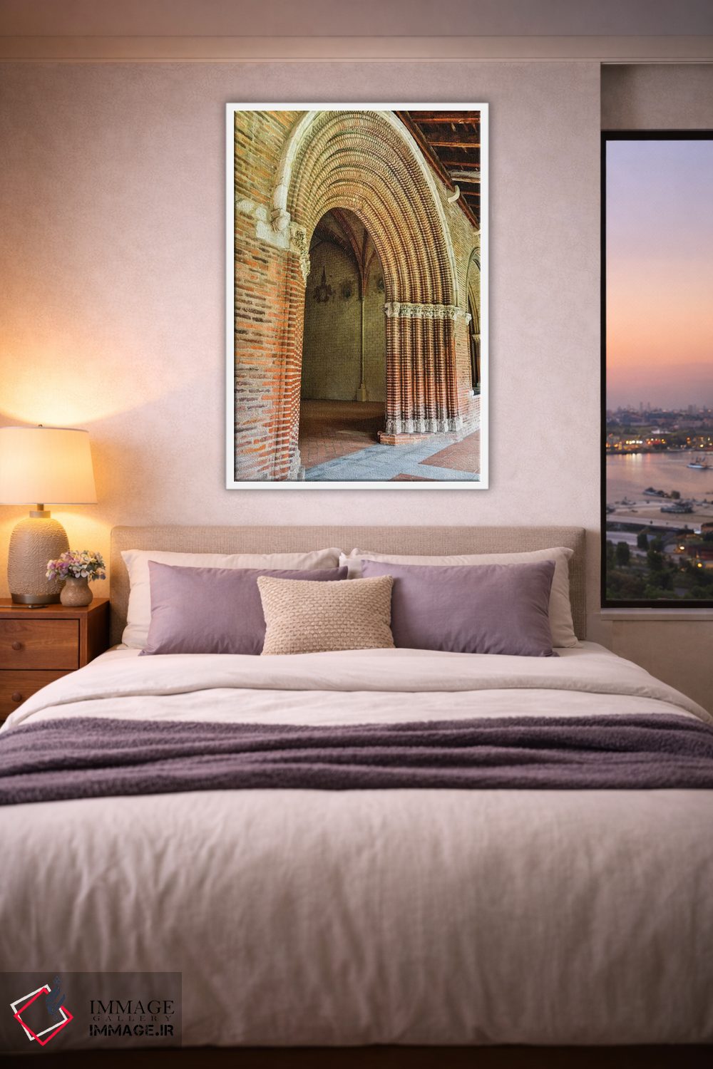 تابلو دکوراتیو Church Of The Jacobins, Toulouse, France,ورودی قوسی به حیاط… اثر هولیس لونی - D2W