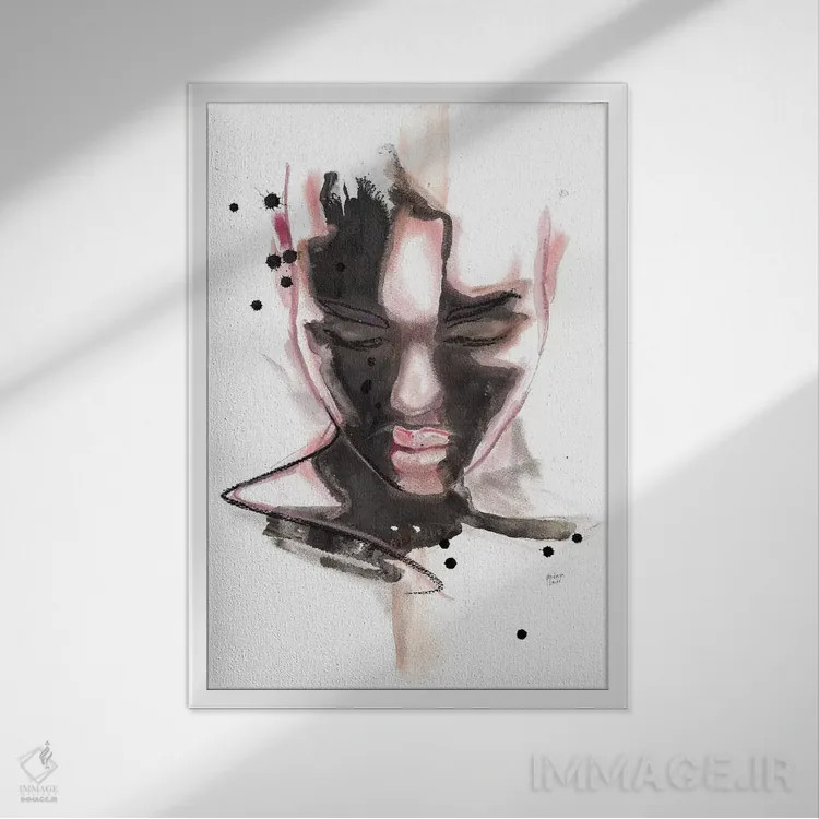 تابلو دکوراتیو سیارا اثر هارت آو لیلی - نمای قابدار سفید
