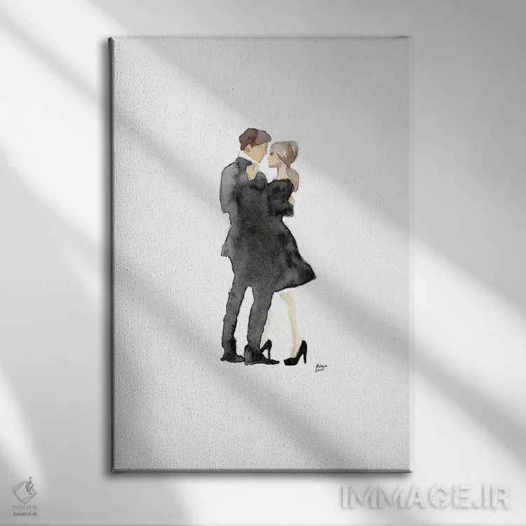 تابلو دکوراتیو رقص اثر هارت آو لیلی - نمای روبهرو روی دیوار