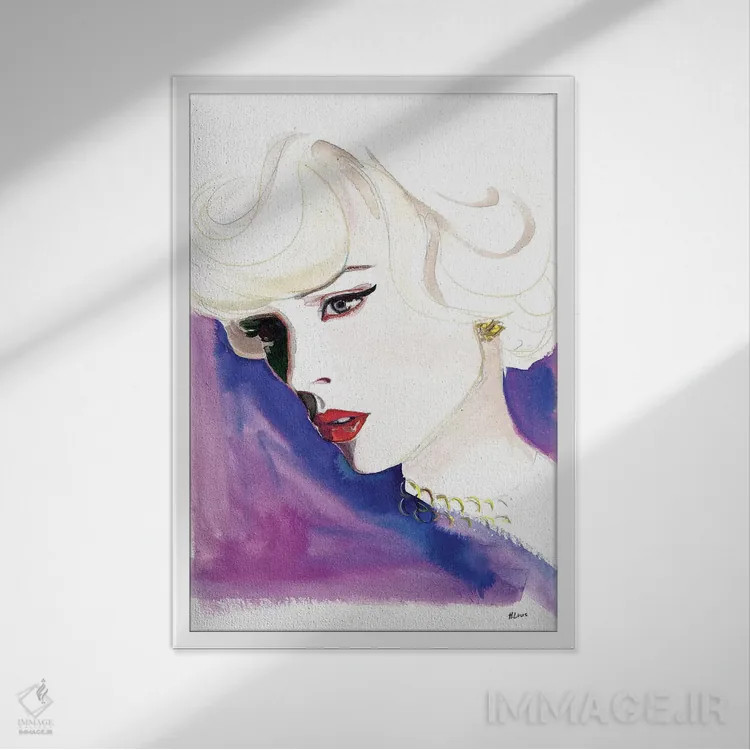تابلو دکوراتیو شب اپرا اثر هارت آو لیلی - نمای قابدار سفید