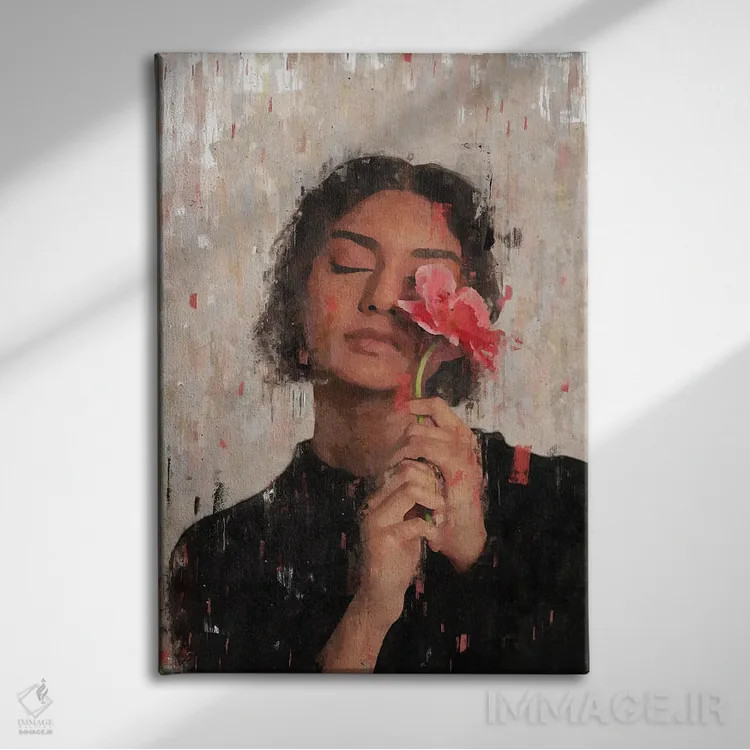 تابلو دکوراتیو رنگ های متحد انتزاعی VII اثر هلو مورائس - نمای روبهرو روی دیوار