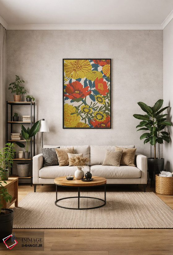 تابلو مدرن طرح نمونه گیر اثر هانا بایزنگ - D2B