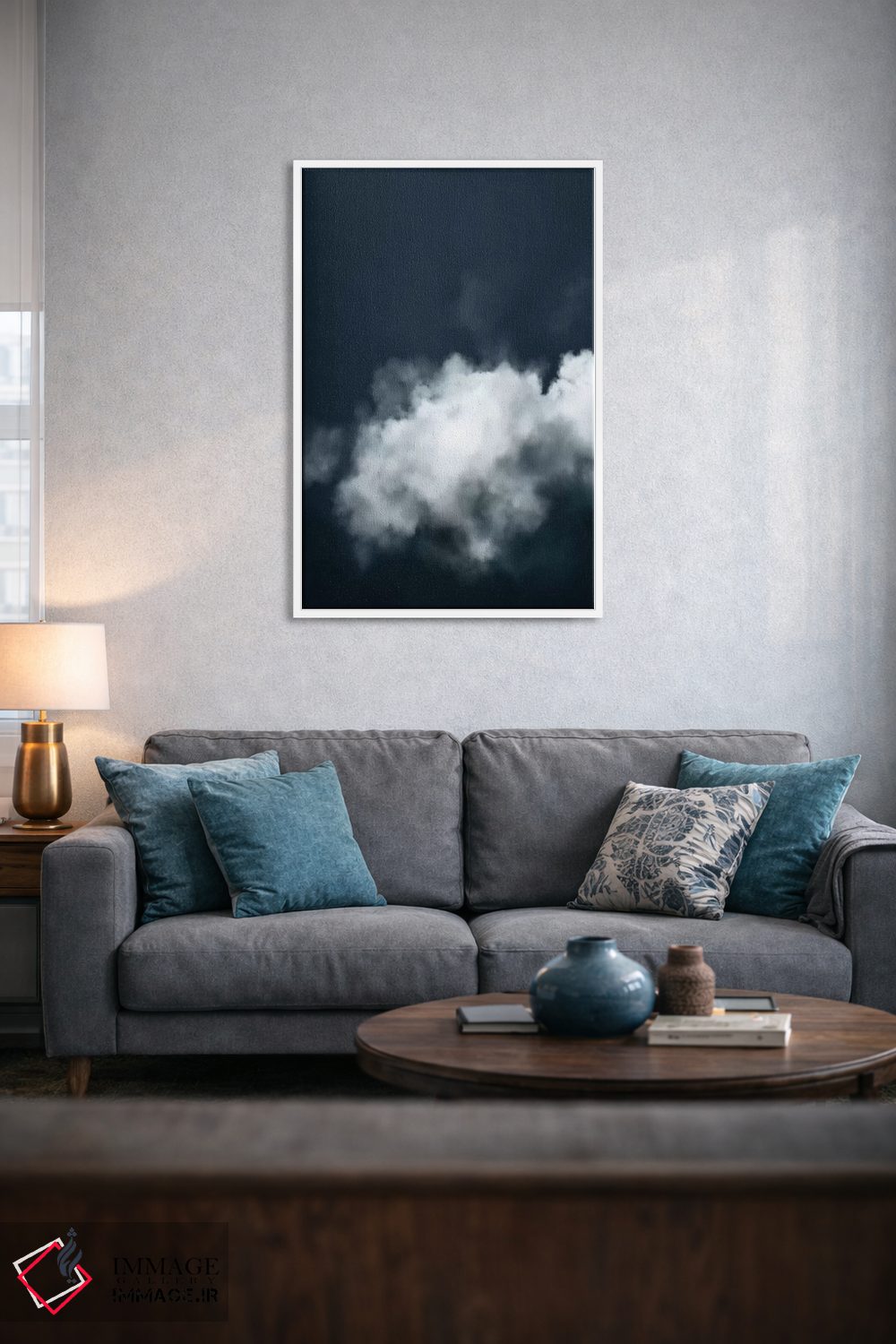 تابلو انتزاعی ابری اثر دن هابدی - D3W