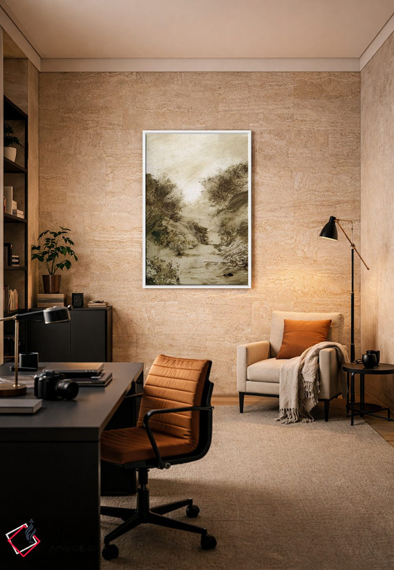 تابلو انتزاعی منظره جنگلی اثر دن هابدی - D6W
