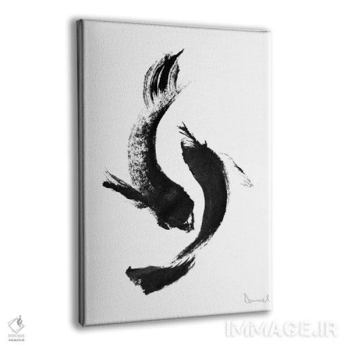 تابلو مینیمال کوی اثر دن هابدی - نمای پرسپکتیو محصول