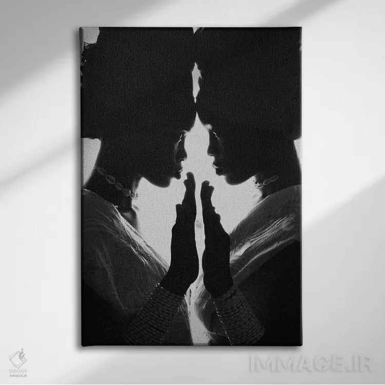 تابلو دکوراتیو ایبجی اثر هری ادونزه - نمای روبهرو روی دیوار