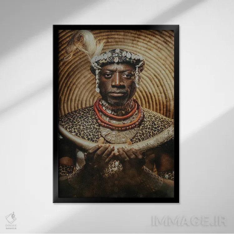 تابلو دکوراتیو هدیه من اثر هری ادونزه - نمای قابدار مشکی