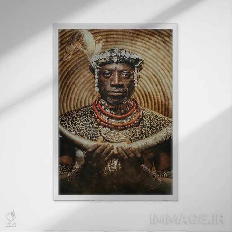 تابلو دکوراتیو هدیه من اثر هری ادونزه - نمای قابدار سفید