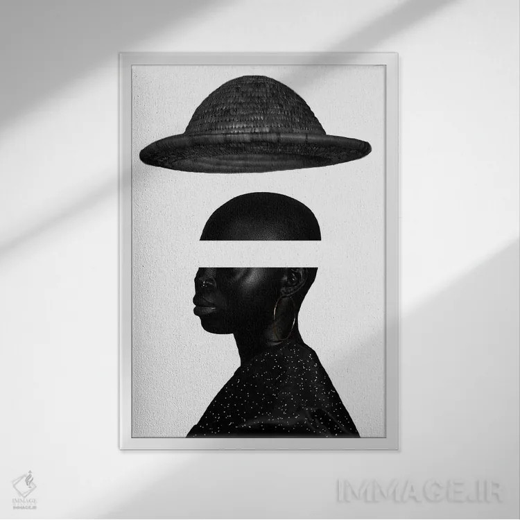 تابلو دکوراتیو دوراندیشی اثر هری ادونزه - نمای قابدار سفید