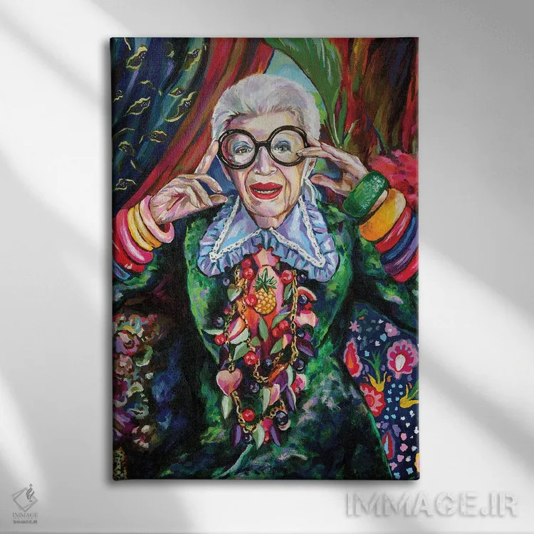 تابلو دکوراتیو زنبق اثر هدر پری - نمای روبهرو روی دیوار