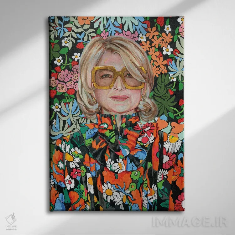 تابلو دکوراتیو مارتا اثر هدر پری - نمای روبهرو روی دیوار