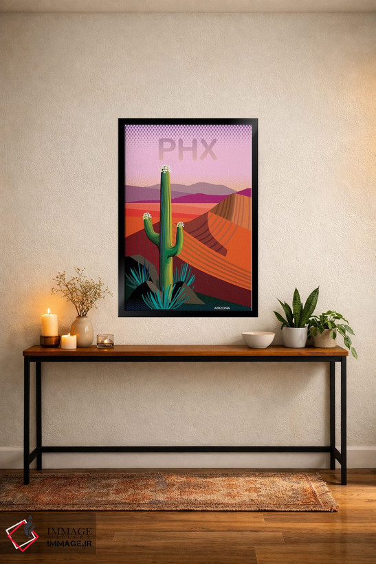 تابلو دکوراتیو پوستر سفر به فونیکس دو اثر چارلز هارکر - D5B