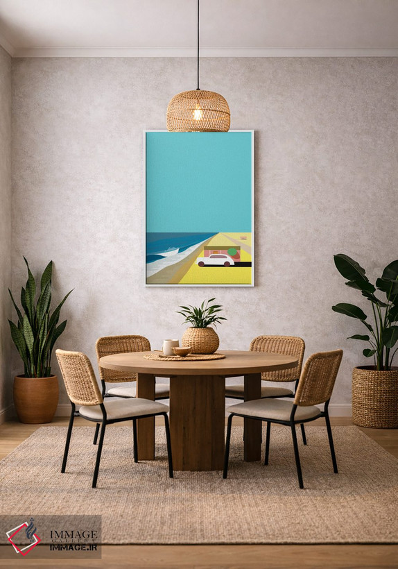 تابلو دکوراتیو دریای کورتز اثر چارلز هارکر - D2W