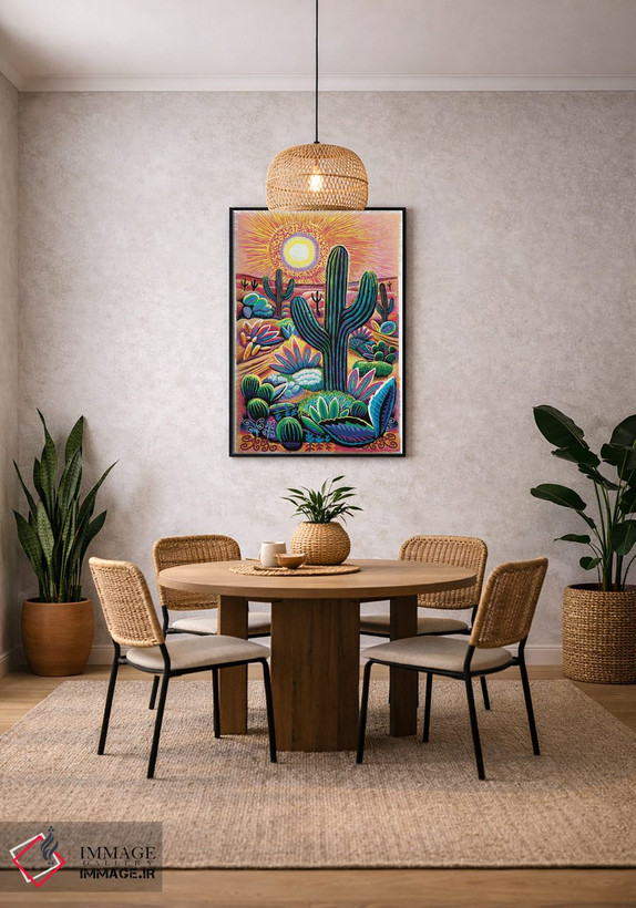 تابلو دکوراتیو بیابان هلو اثر چارلز هارکر - D4B