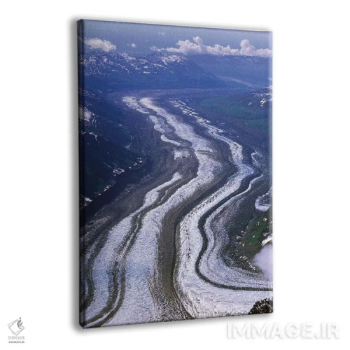 تابلو دکوراتیو Tokositna Glacier, Denali National Park & Preserve, Alaska, USA… اثر هیو رز - نمای پرسپکتیو محصول