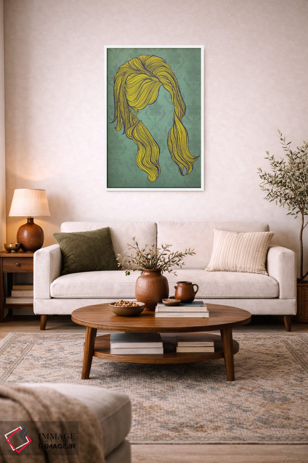 تابلو دکوراتیو کندو اثر فایو بای فایو کالکتیو - D2W