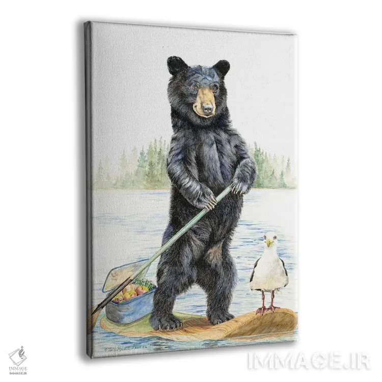 تابلو دکوراتیو راهزنان ساحل اثر هالی سیمنتال - نمای پرسپکتیو محصول