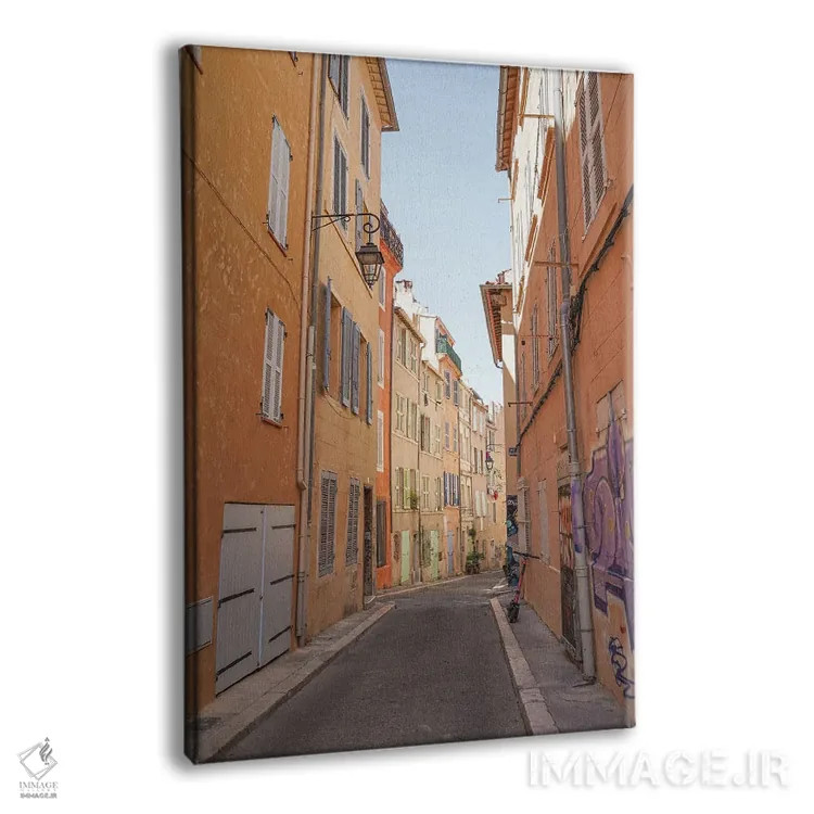 تابلو دکوراتیو Marseille,محله لو پانیه، مارسی اثر هنریکه شنک - نمای پرسپکتیو محصول