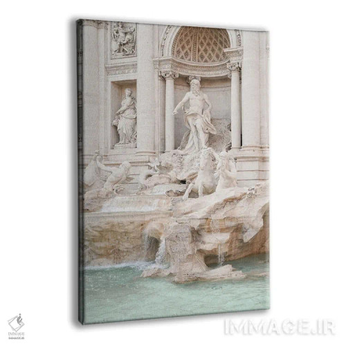 تابلو دکوراتیو Italy,فواره تروی رم، ایتالیا اثر هنریکه شنک - نمای پرسپکتیو محصول