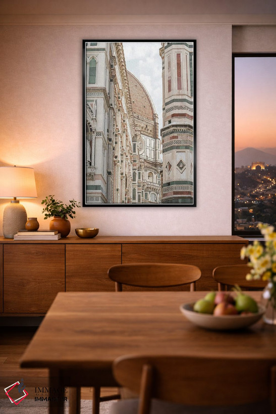 تابلو دکوراتیو Florence Italy II,کلیسای دومو، فلورانس، ایتالیا ۲ اثر هنریکه شنک - D2B